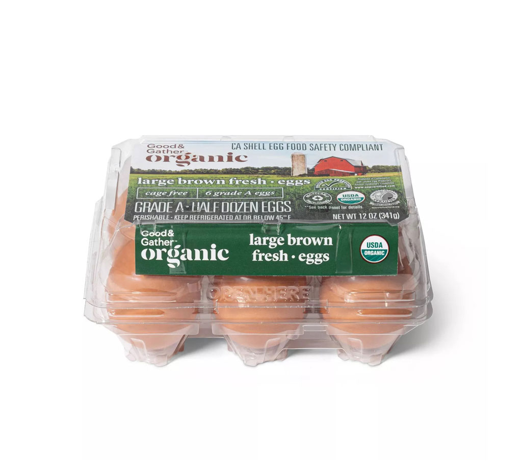 Organic Cage-Free Grade A Large Brown Eggs - Imagen 2