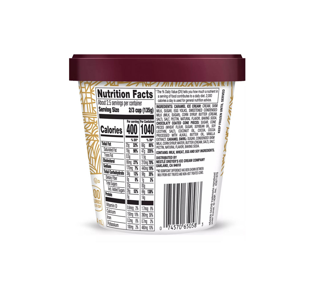 Haagen-Dazs Caramel Cone Ice Cream - Imagen 3