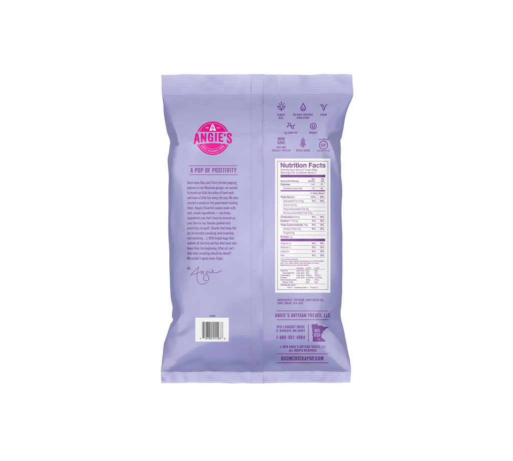 Angie's Boomchickapop Sweet & Salty Kettle Corn - Imagen 2