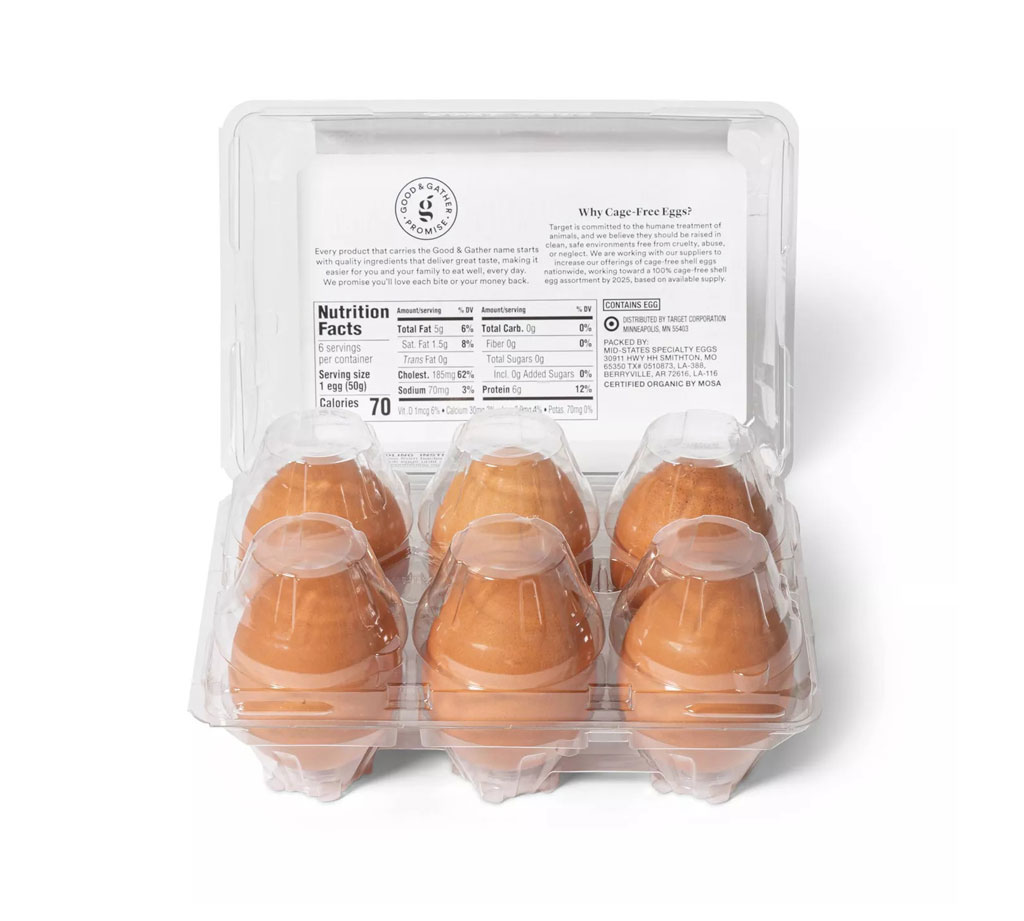 Organic Cage-Free Grade A Large Brown Eggs - Imagen 3