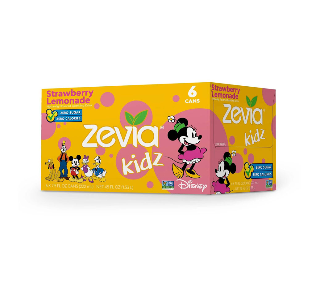 Zevia Kidz Strawberry Lemonade Zero Calorie Soda - Imagen 3